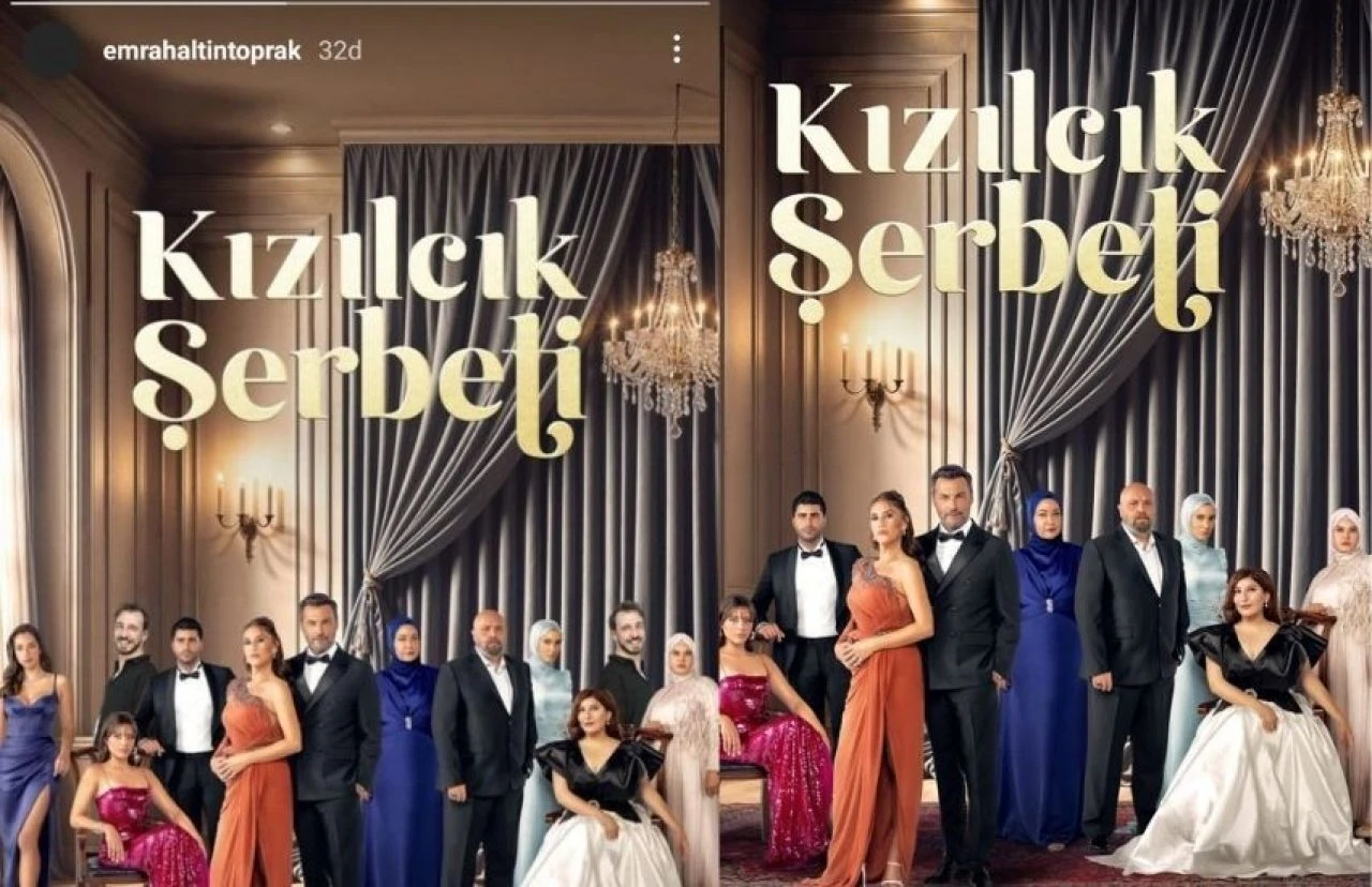 Kızılcık Şerbeti'nin Mustafa'sı Emrah Altıntoprak'ın esprili göndermesi işe yaradı! Afişe eklendi - 2. Resim