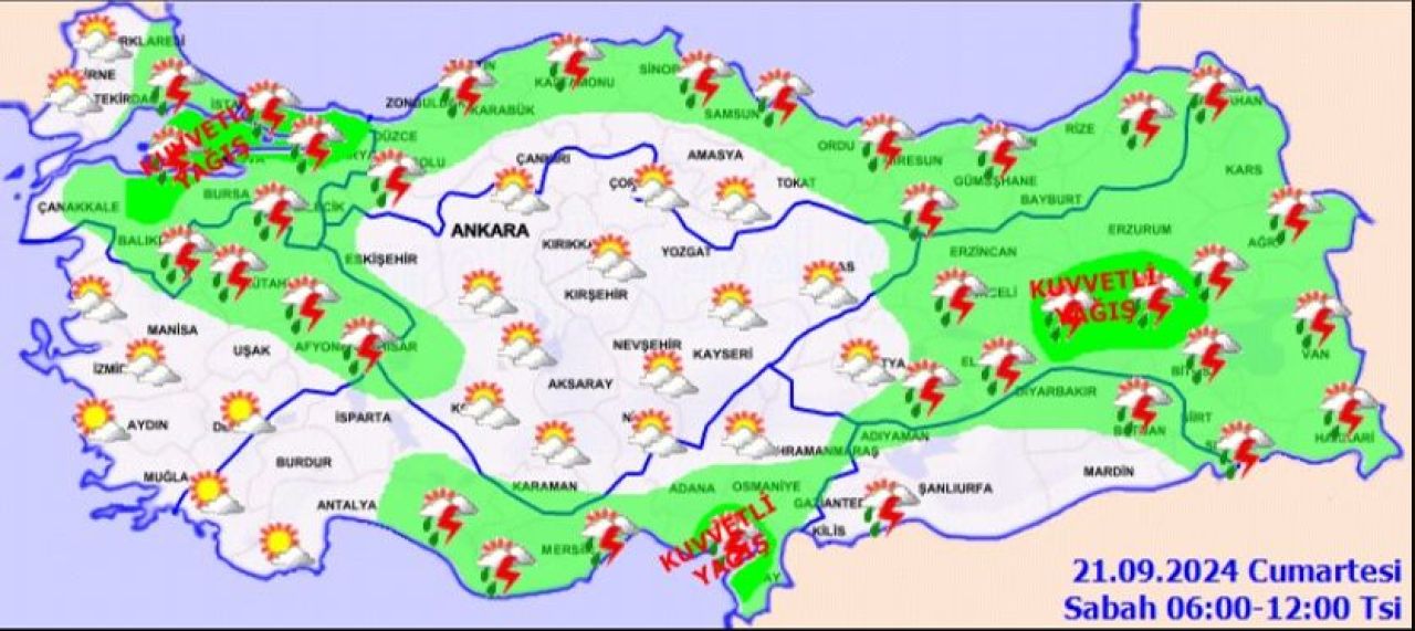 Meteoroloji İstanbul dahil 7 ile sarı kod verdi! Valilik ve AKOM'dan üst üste uyarılar geldi - 1. Resim