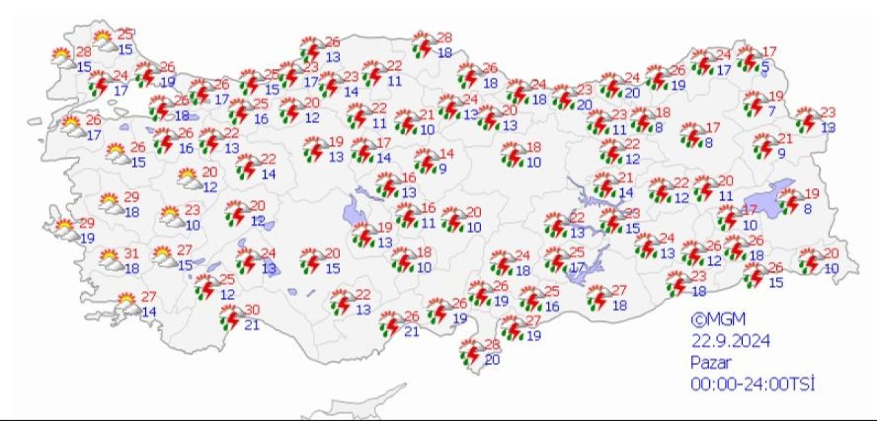 Meteoroloji İstanbul dahil 7 ile sarı kod verdi! Valilik ve AKOM'dan üst üste uyarılar geldi - 6. Resim