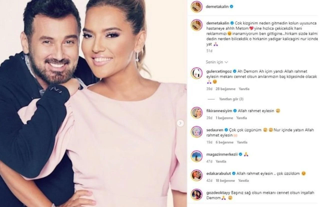 Metin Aralot'ın ölümü sanat dünyasını yasa boğdu! Demet Akalın'dan son veda: Çok kızgınım - 2. Resim