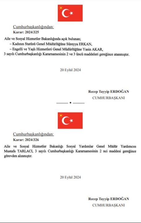 Son dakika | Resmi Gazete'de yayımlandı: İşte yeni atamalar! - 2. Resim