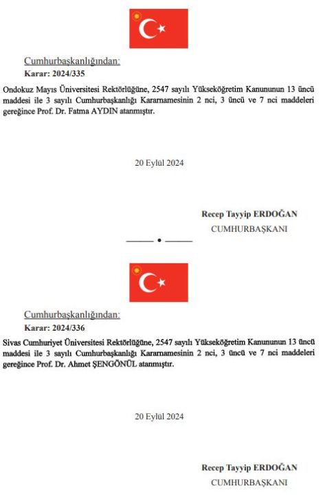 Son dakika | Resmi Gazete'de yayımlandı: İşte yeni atamalar! - 7. Resim