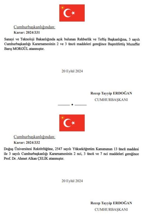 Son dakika | Resmi Gazete'de yayımlandı: İşte yeni atamalar! - 5. Resim