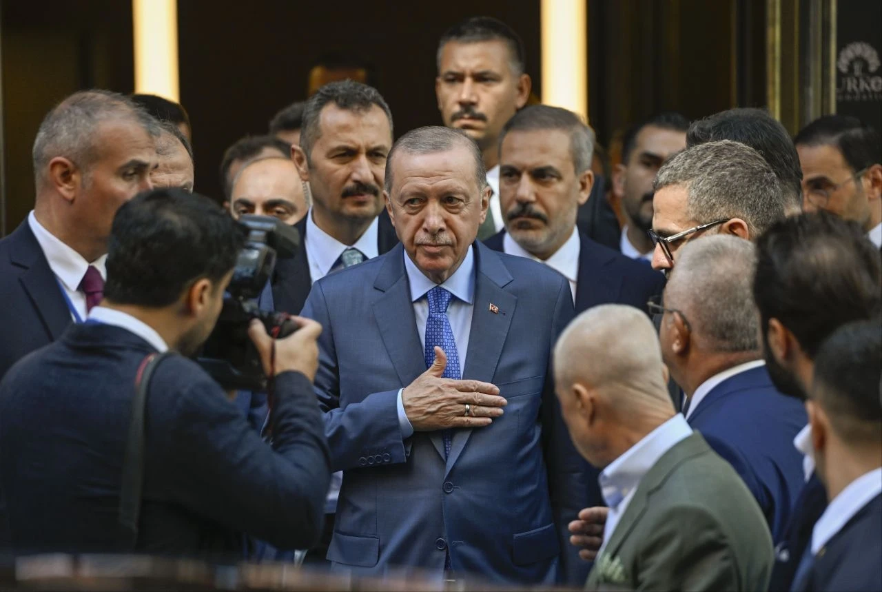 Cumhurbaşkanı Erdoğan, New York'ta temaslara başladı! - 1. Resim