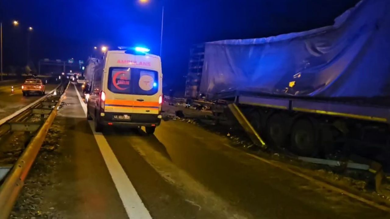 Gaziantep&#039;te yağış sonrası kayganlaşan yol ölüm getirdi