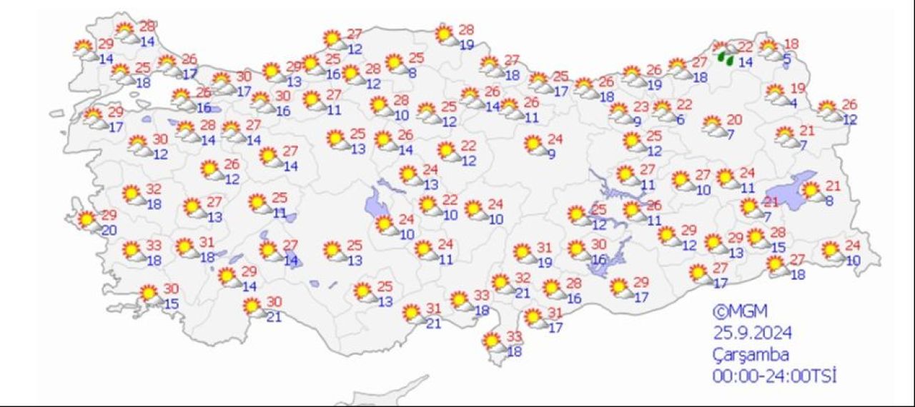 Meteoroloji haritayı yayımladı, tüm yurdu saracak! Sonbahar provası 3 gün sonra bitiyor - 4. Resim