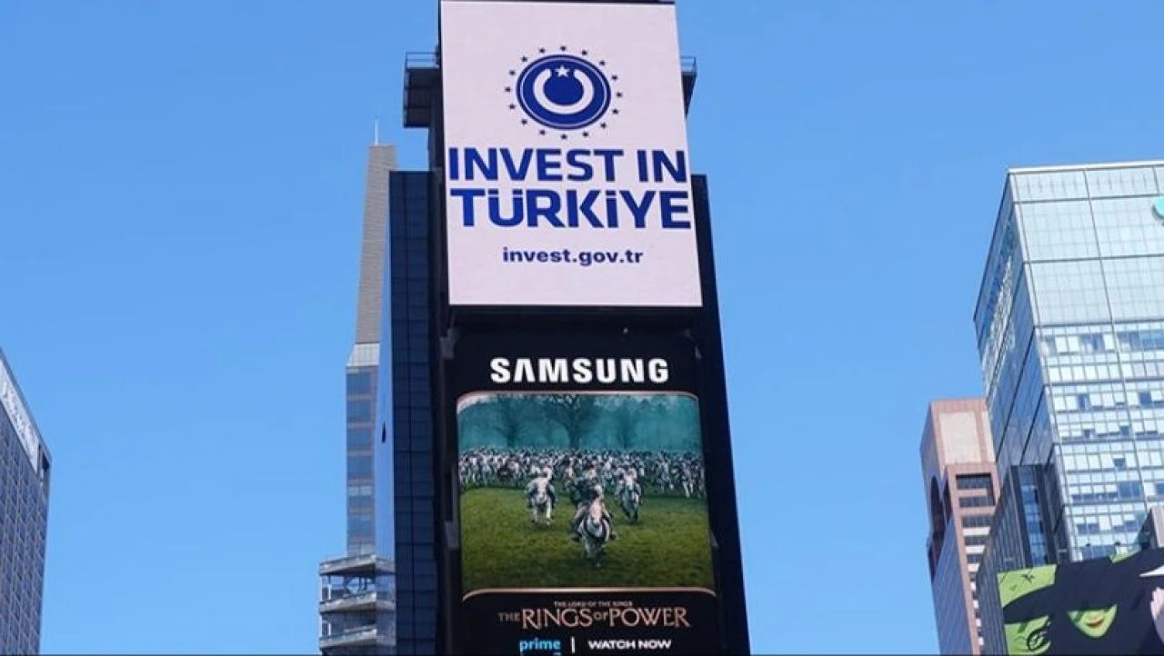 Times Meydanı'nda Türkiye reklamı! Dev ekrandan dünyaya seslendi  - 1. Resim