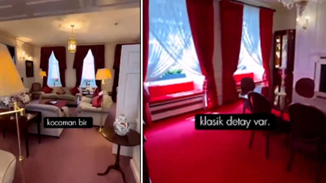 500 milyon TL'lik evin içi herkesi hayrete düşürdü! Sosyal medyada ortalık karıştı