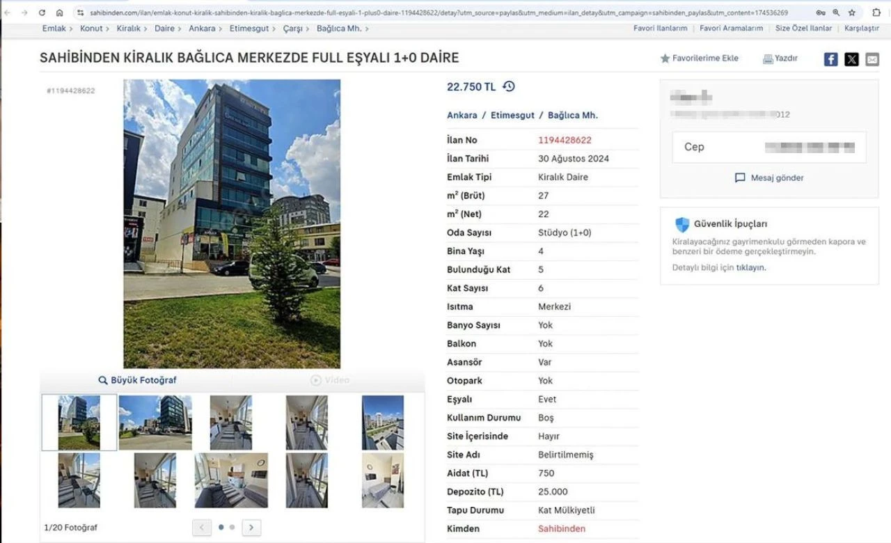 Balkonu kiralık ev diye ilana koydular! İstedikleri fiyat pes dedirtti - 3. Resim