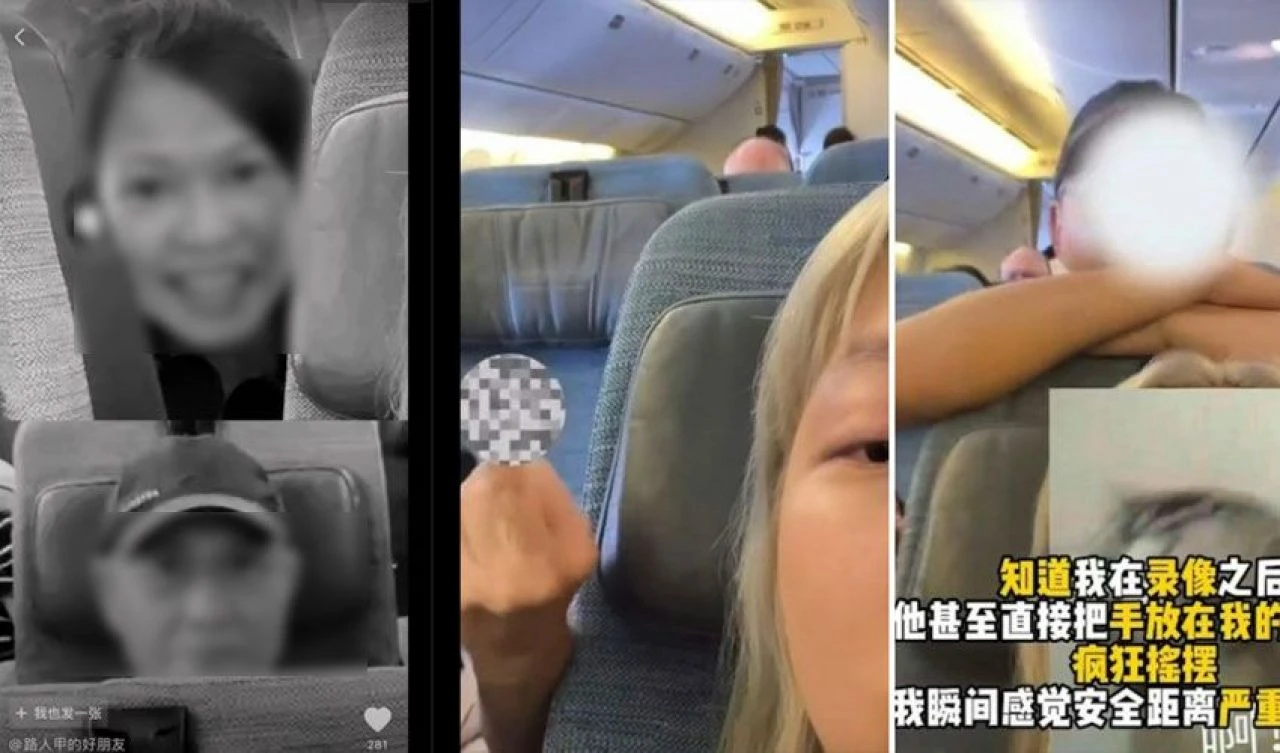 Koltuğunu kaldırmayı reddeden yolcuya yapmadıklarını bırakmadılar! Bir daha uçamayacaklar