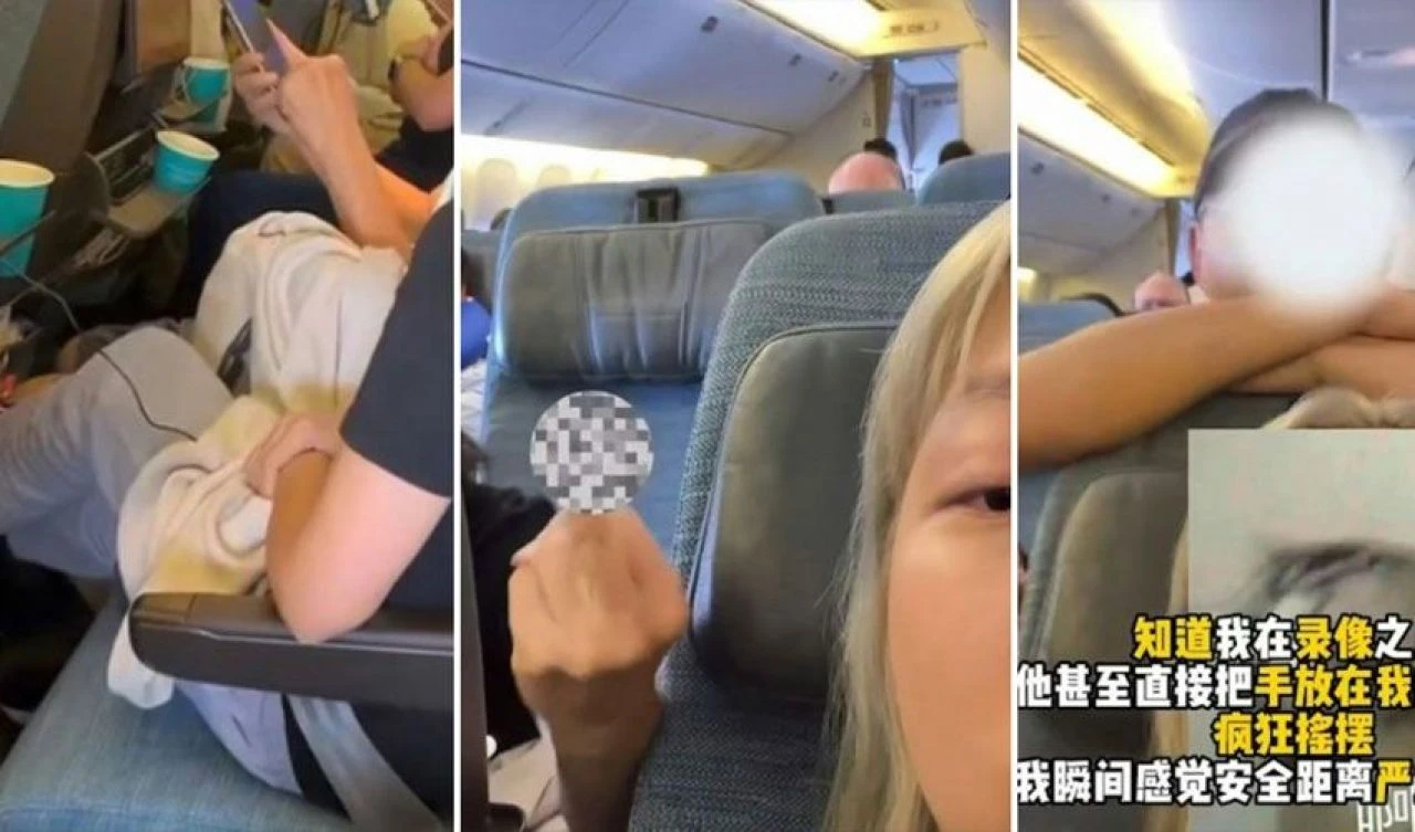 Koltuğunu kaldırmayı reddeden yolcuya yapmadıklarını bırakmadılar! Bir daha uçamayacaklar