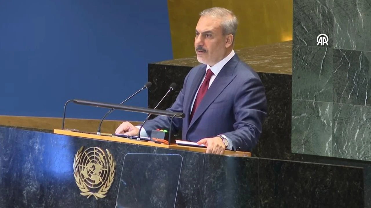 Son dakika | Dışişleri Bakanı Hakan Fidan BM Geleceğin Zirvesi'nde konuşuyor - 1. Resim
