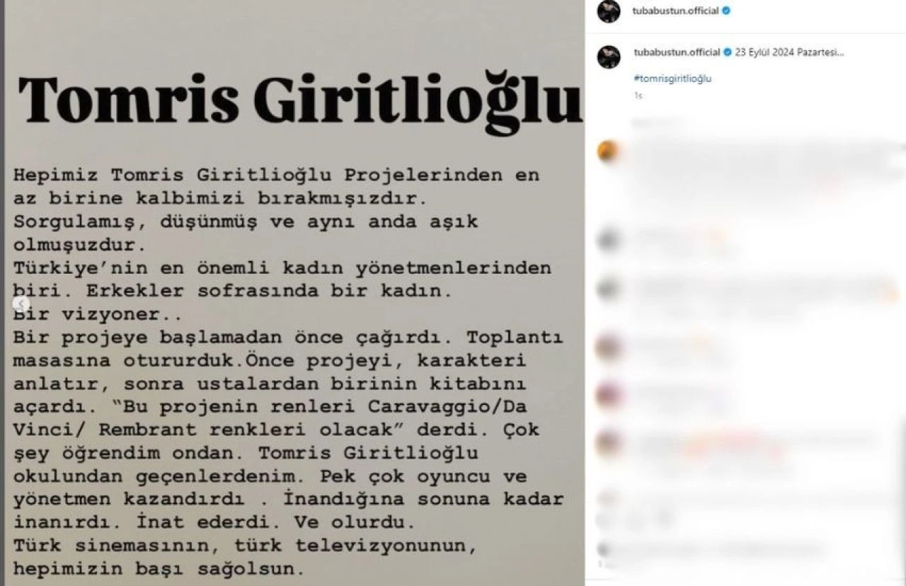 Yönetmen Tomris Giritlioğlu hayatını kaybetti! - 1. Resim
