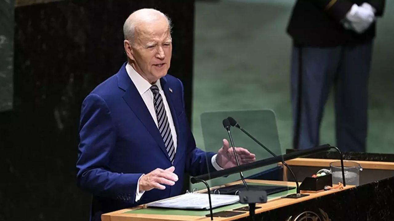 ABD Başkanı Joe Biden&#039;dan BM&#039;de veda konuşmasında Gazze çelişkisi!