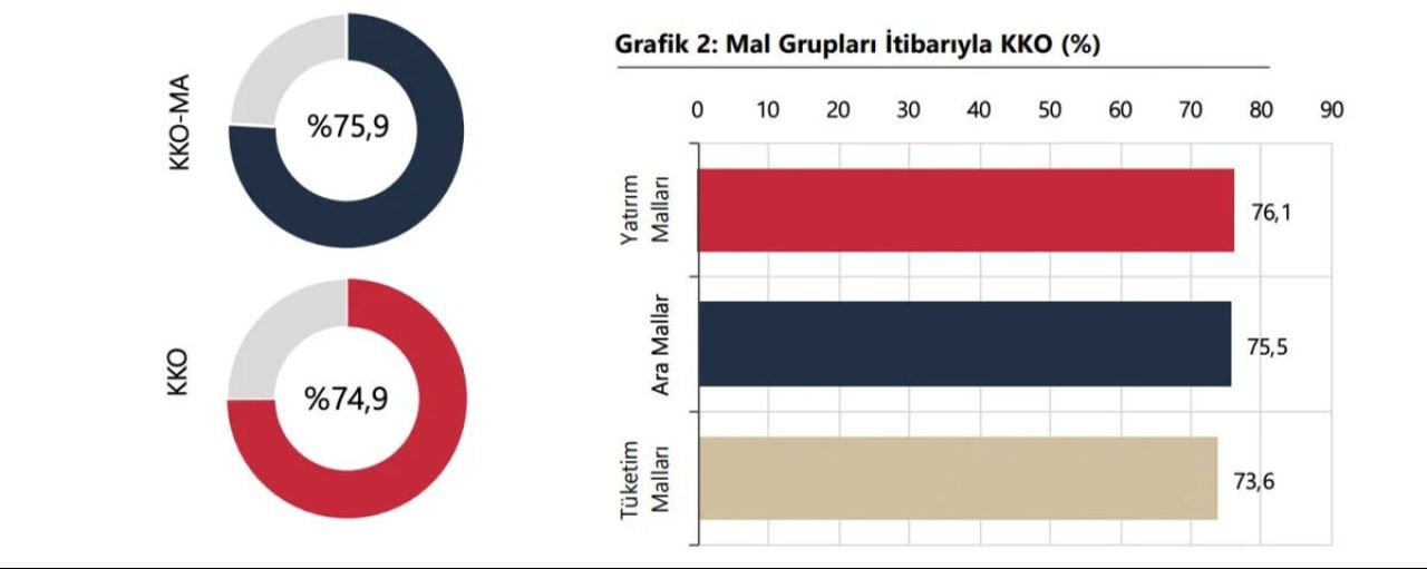 İmalat sanayi kapasite kullanım oranı eylülde arttı - 1. Resim