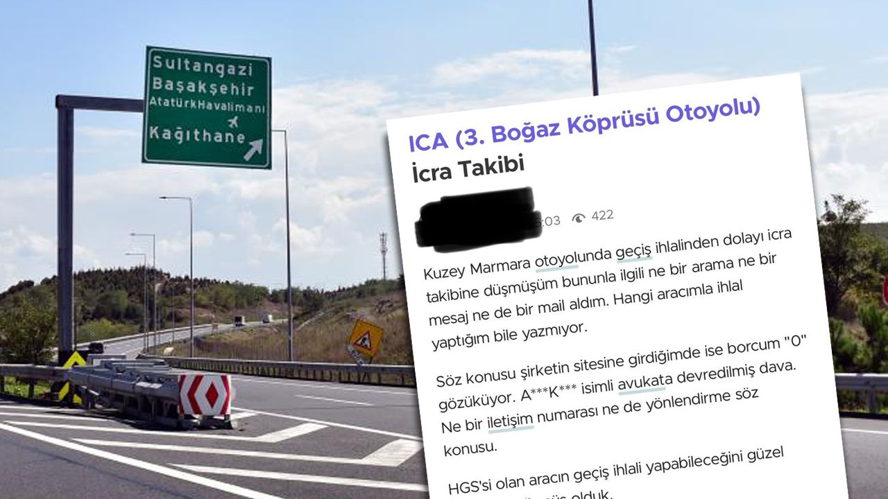 İstanbul&#039;da otoyol isyanı! Sapağı kaçıran 37 kilometre fazla yol gidiyor, 100 TL fazladan ödüyor