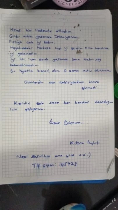 Tiktok fenomeni Kübra Aykut intihar etti! Mektup bıraktığı ortaya çıktı - 3. Resim