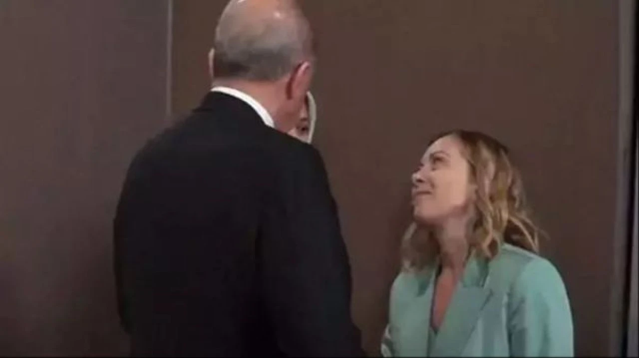 Cumhurbaşkanı Erdoğan İtalya Başbakanı Meloni ile görüştü!