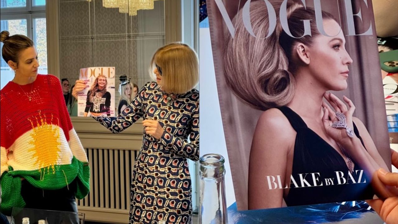 Vogue dergisinden tepki çeken hareket! Defileye çıktığı kazak gündem oldu