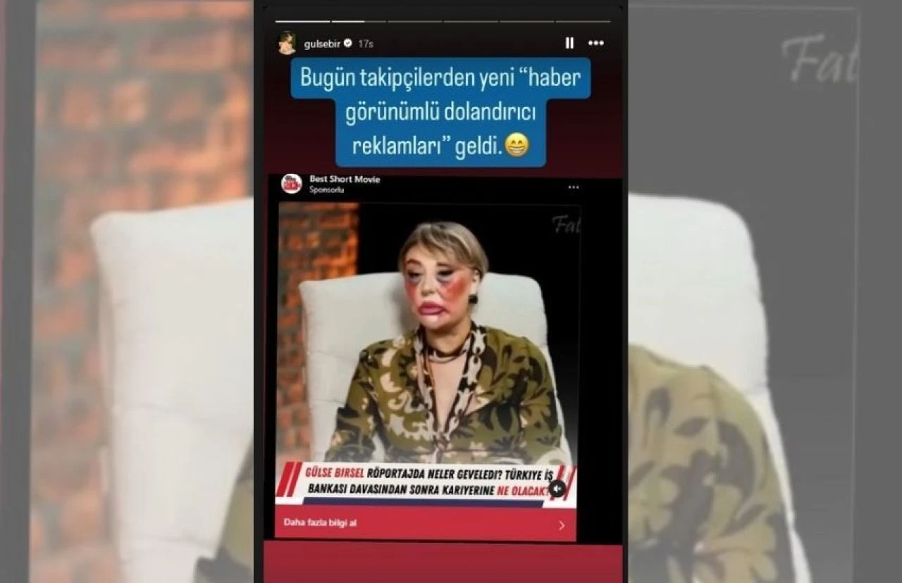 Gülse Birsel dolandırıcılara karşı takipçilerini uyardı! Yüzüne yapılan makyajı böyle ti'ye aldı - 2. Resim
