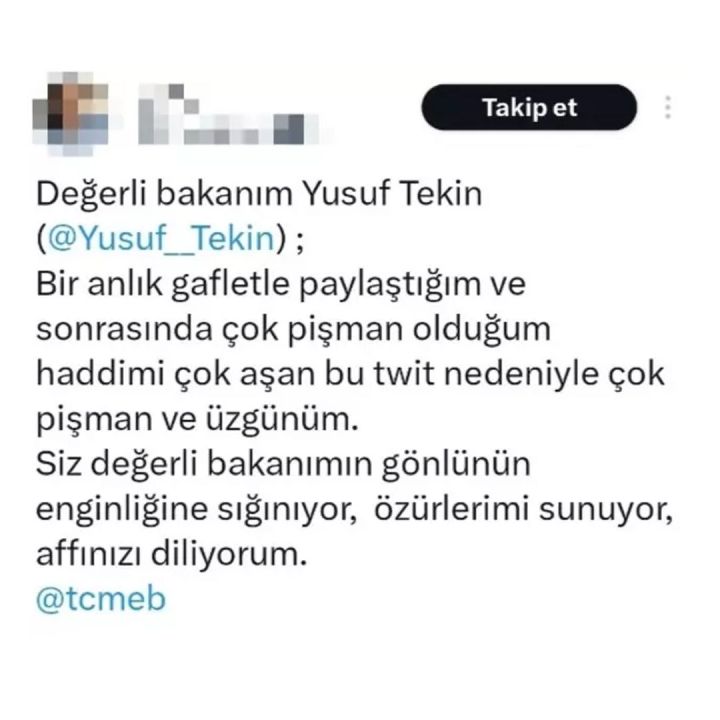 Öğretmenden 'İstediği kadar anırsın' paylaşımı! Bakan Tekin'in verdiği yanıt gündem oldu - 2. Resim