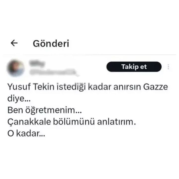 Öğretmenden 'İstediği kadar anırsın' paylaşımı! Bakan Tekin'in verdiği yanıt gündem oldu - 1. Resim