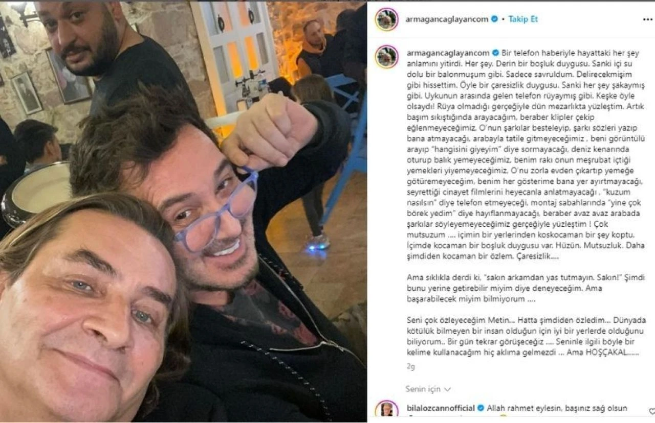 Armağan Çağlayan Metin Arolat’ın son anlarına ait videonun paylaşılmasına böyle tepki gösterdi - 3. Resim