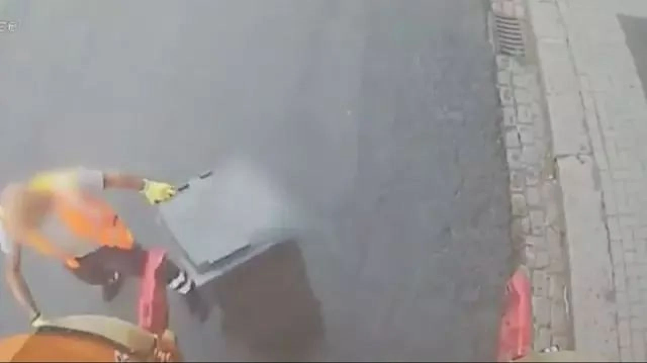 Çöp kamyonu adeta infilak etti! İşçiler böyle ölümden döndü