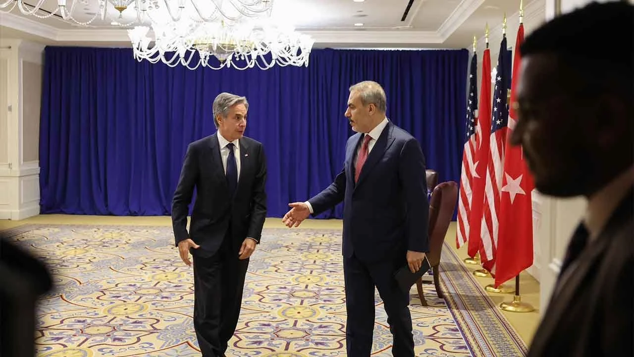 Bakan Fidan'dan ABD'de diplomasi trafiği: ABD'li mevkidaşı Blinken ile görüştü - 1. Resim