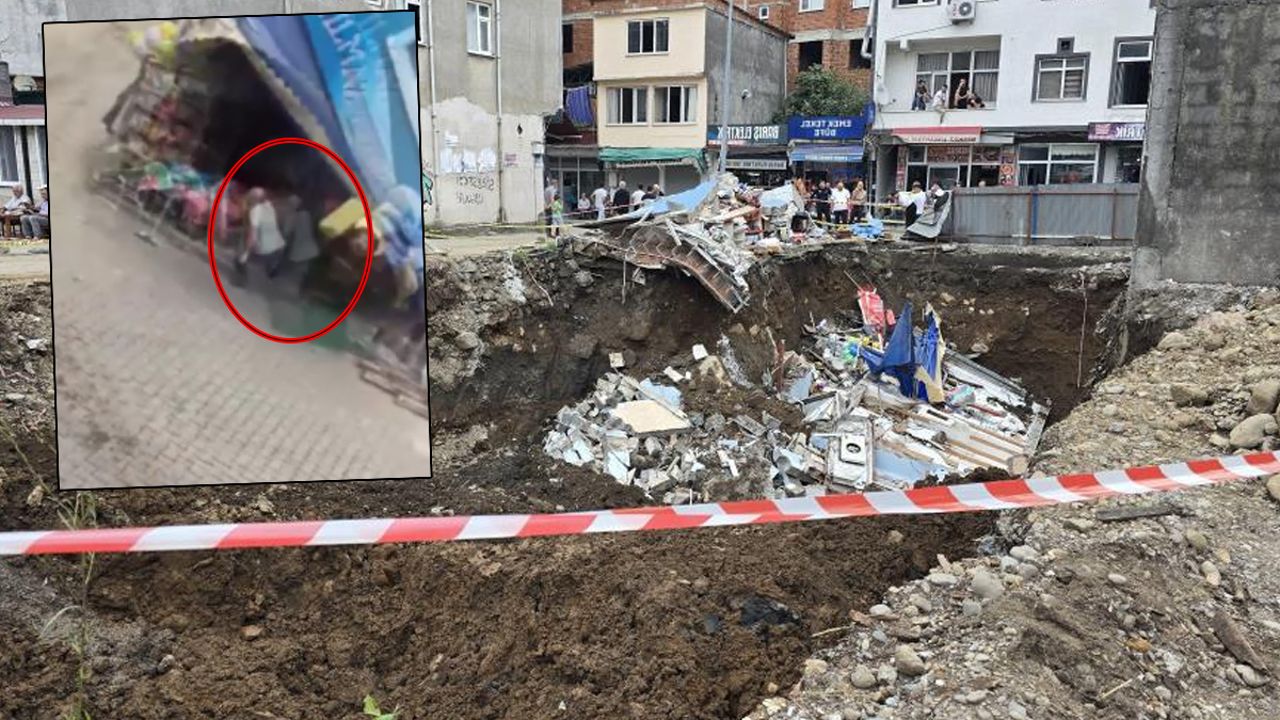 Dehşete düşüren görüntüler! Bina yaşlı adamın üzerine çöktü: O anlar kamerada