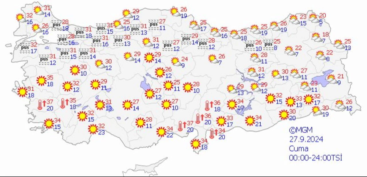 İstanbul dahil birçok ilde sis uyarısı: Özellikle akşam ve sabah saatlerine dikkat! İşte Meteoroloji'nin 27 Eylül 2024 hava durumu raporu - 2. Resim