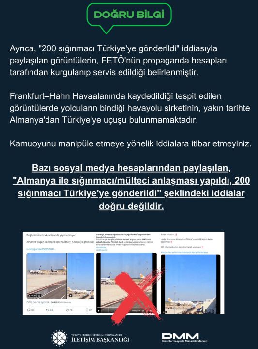 Dezenformasyonla Mücadele Merkezi yalanladı: FETÖ'nün propaganda hesapları servis etti! - 1. Resim