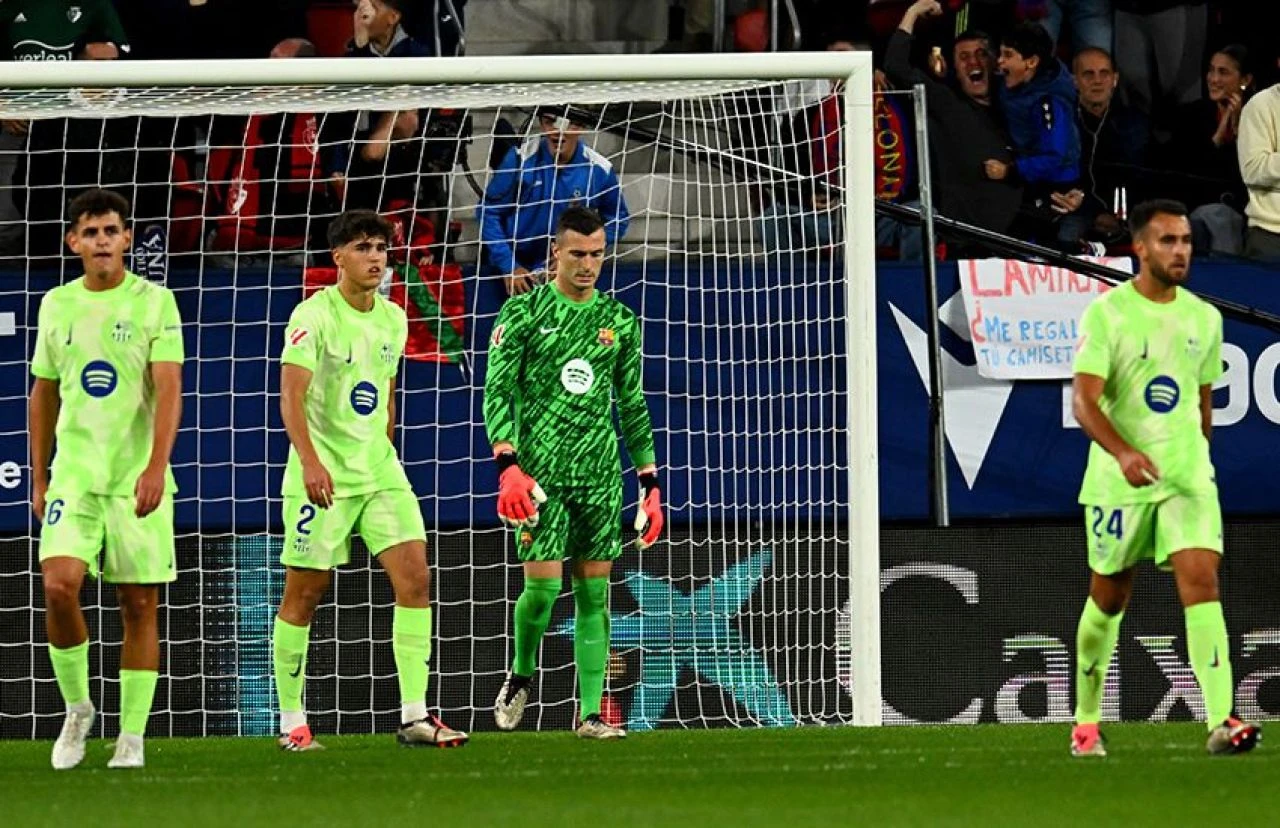 Ender gelişen Osasuna atakları ender gelişmedi: Barcelona'nın serisini Osasuna bitirdi! - 2. Resim