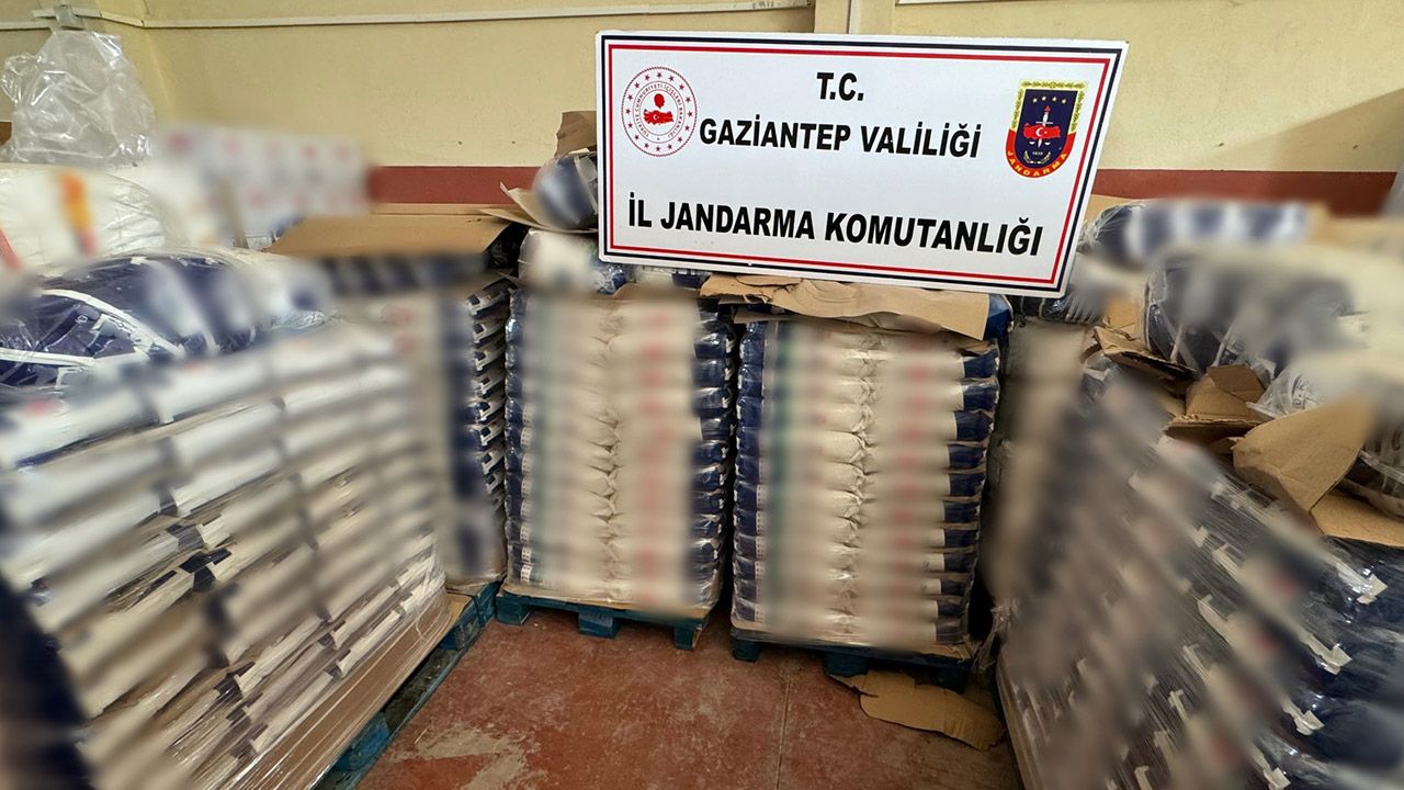 Gaziantep&#039;te deterjan operasyonu: Piyasa değeri tam 2 milyon 955 bin TL