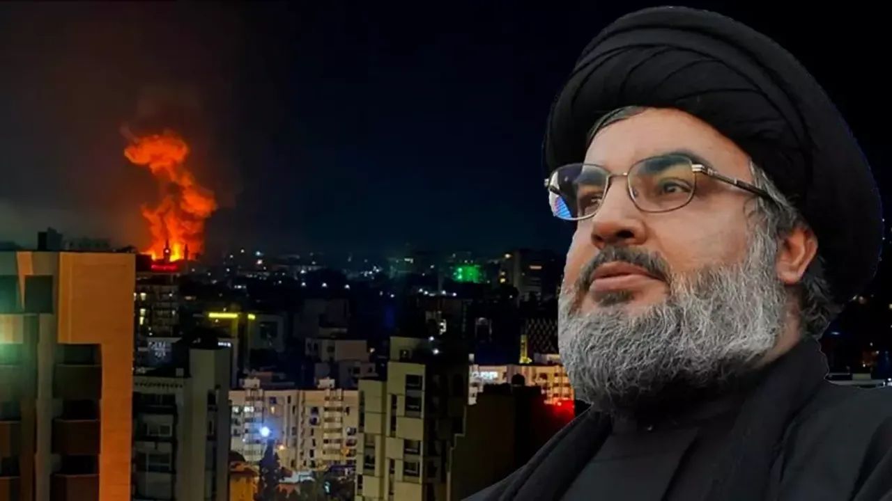 Hizbullah lideri Nasrallah'ın 85 sığınak delen bombayla vurulduğu binanın görüntüleri ortaya çıktı - 2. Resim