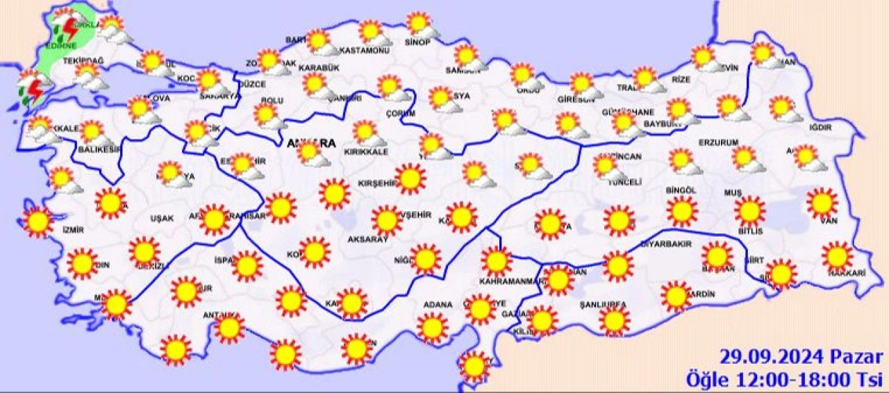 Şiddetli yağmur alarmı: Meteoroloji saat verdi! İşte 29 Eylül hava durumu raporu - 2. Resim