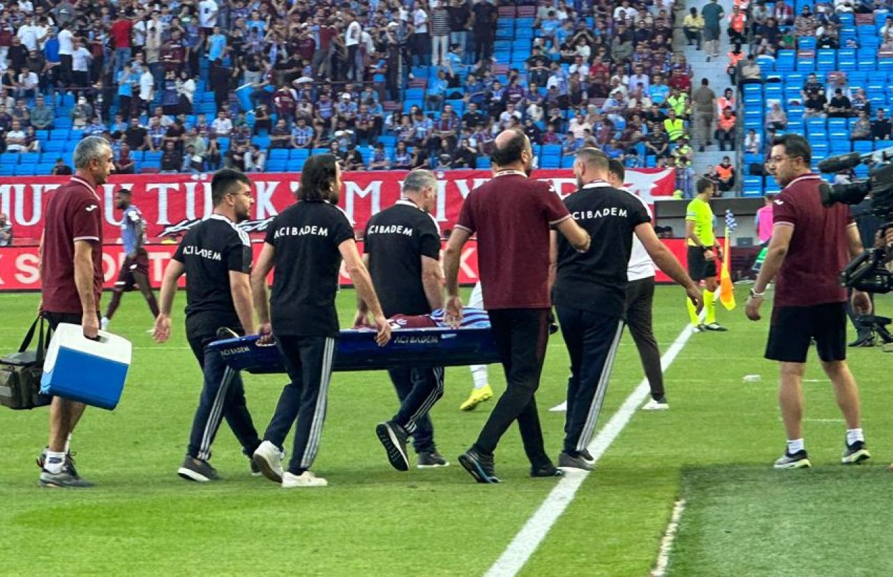 Trabzonspor'a milli yıldızından kötü haber: Sakatlanarak oyundan çıktı! - 1. Resim