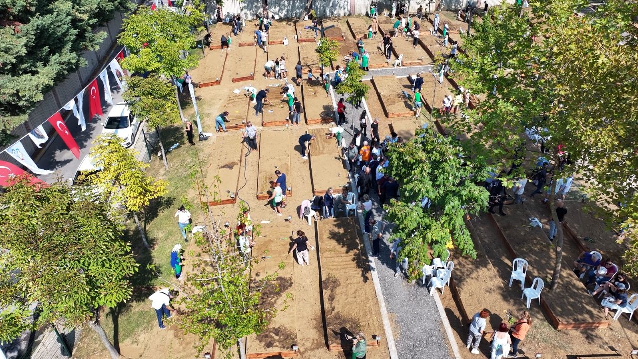 İstanbul&#039;un göbeğinde ücretsiz bostan sahibi oldular!