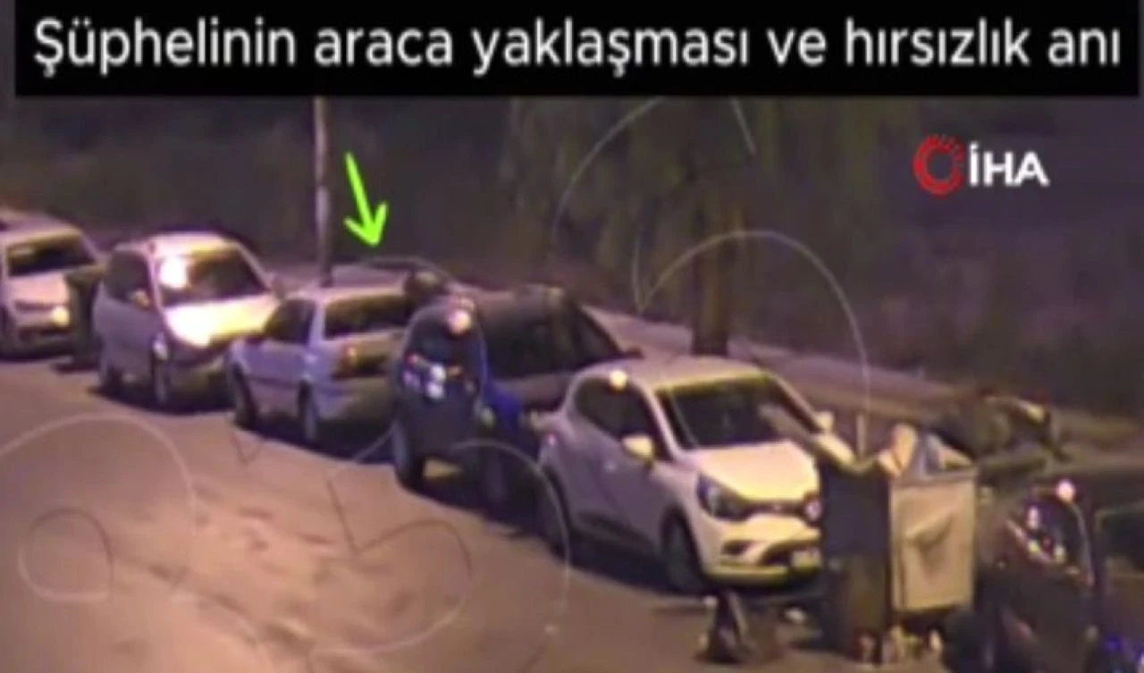 İzmir'de şaşkına çeviren hırsızlık! Çay kaşığıyla otomobilleri çaldı - 1. Resim