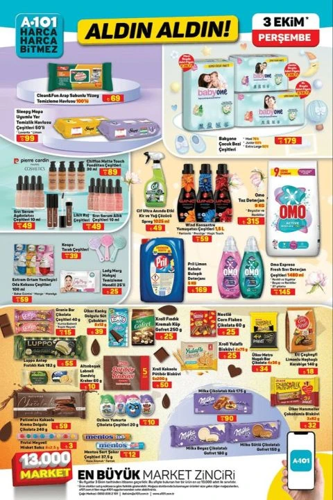 A101 3 Ekim aktüel indirimleri: Katalogda Vestel tablet, bebek kamerası, yoğurt makinesi ve elektrikli kedi tuvaleti gibi birçok ürün yer alıyor