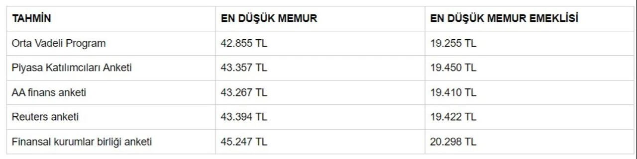 Memur, emekli ve asgari ücret zammı belli oldu! Kuruşu kuruşuna 2025 zamlı maaş tablosu - 5. Resim