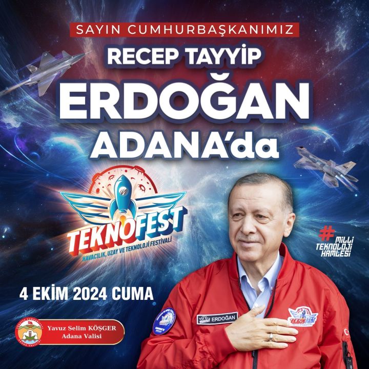 Cumhurbaşkanı Erdoğan Teknofest Adana'yı gidecek - 1. Resim