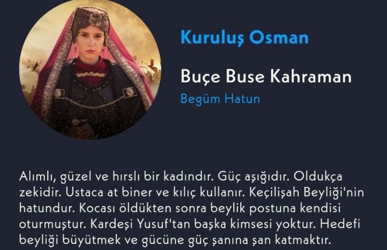 Yalı Çapkını'nın Pelin'i Buçe Buse Kahraman Kuruluş Osman'da! Begüm Hatun sosyal medyayı salladı - 2. Resim