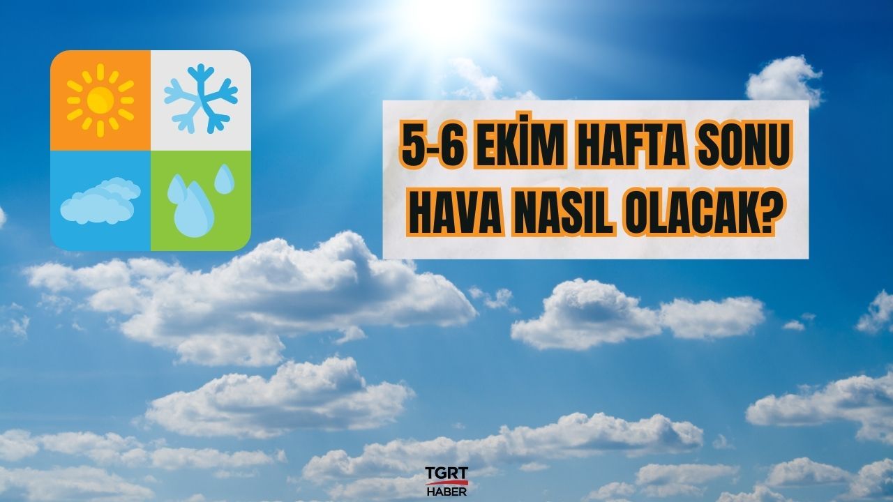 Meteoroloji&#039;ye göre bu hafta sonu (5 - 6 Ekim) İstanbul, Ankara ve İzmir&#039;de sıcaklıklar artıyor