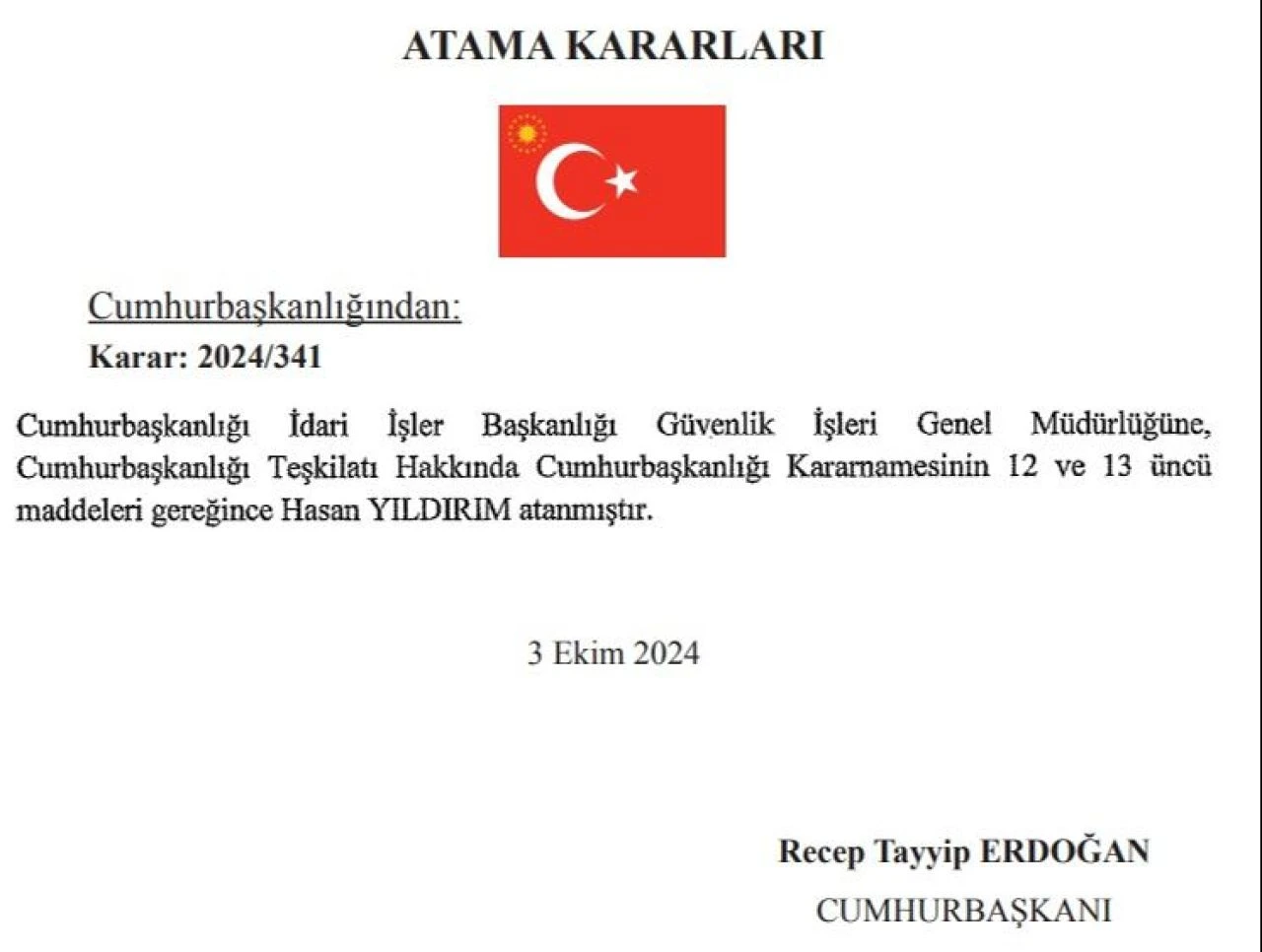 Son dakika | Cumhurbaşkanlığı İdari İşler Başkanlığı ve Adalet Bakanlığında yeni atamalar - 1. Resim