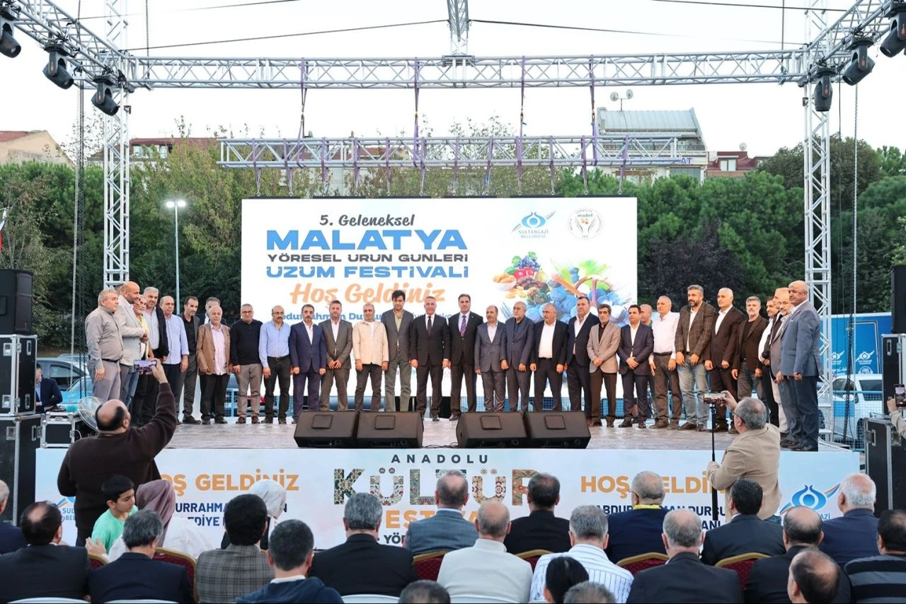 Sultangazi’de Anadolu Kültür Festivali 5. Geleneksel Malatya Yöresel Ürün Günleri Üzüm Festivali ile Başladı - 2. Resim