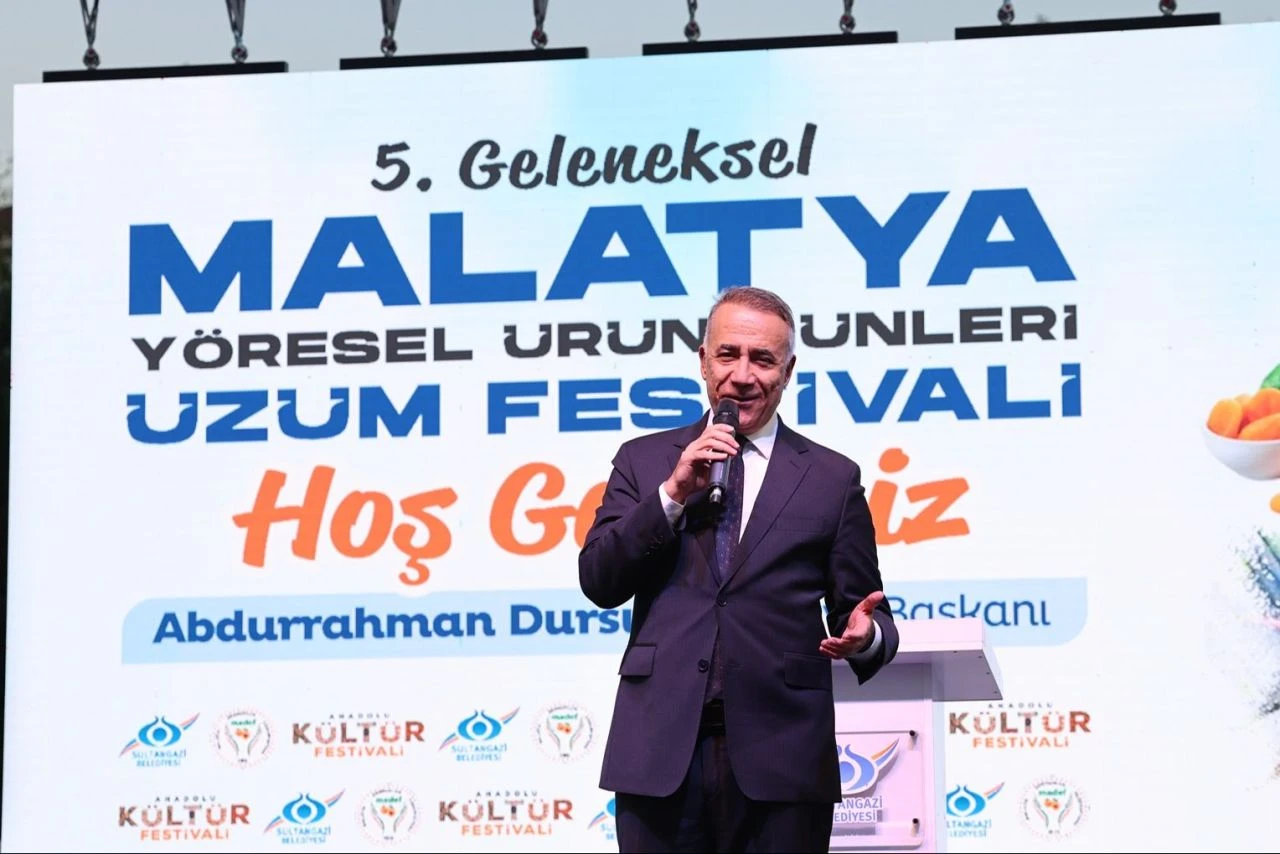 Sultangazi’de Anadolu Kültür Festivali 5. Geleneksel Malatya Yöresel Ürün Günleri Üzüm Festivali ile Başladı - 3. Resim
