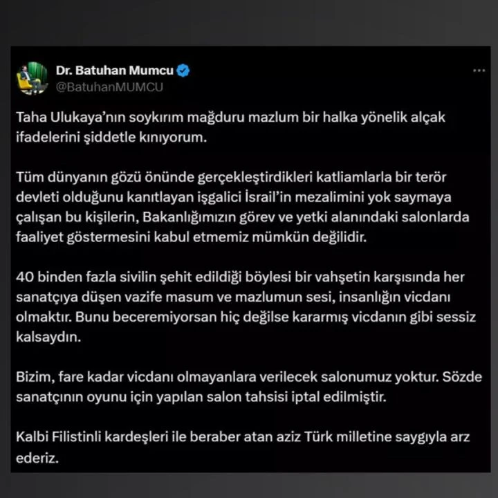 Taha Ulukaya'dan Filistinliler için skandal ifadeler! 'Çöl faresi' sözlerine bakan yardımcısı sert çıktı - 2. Resim