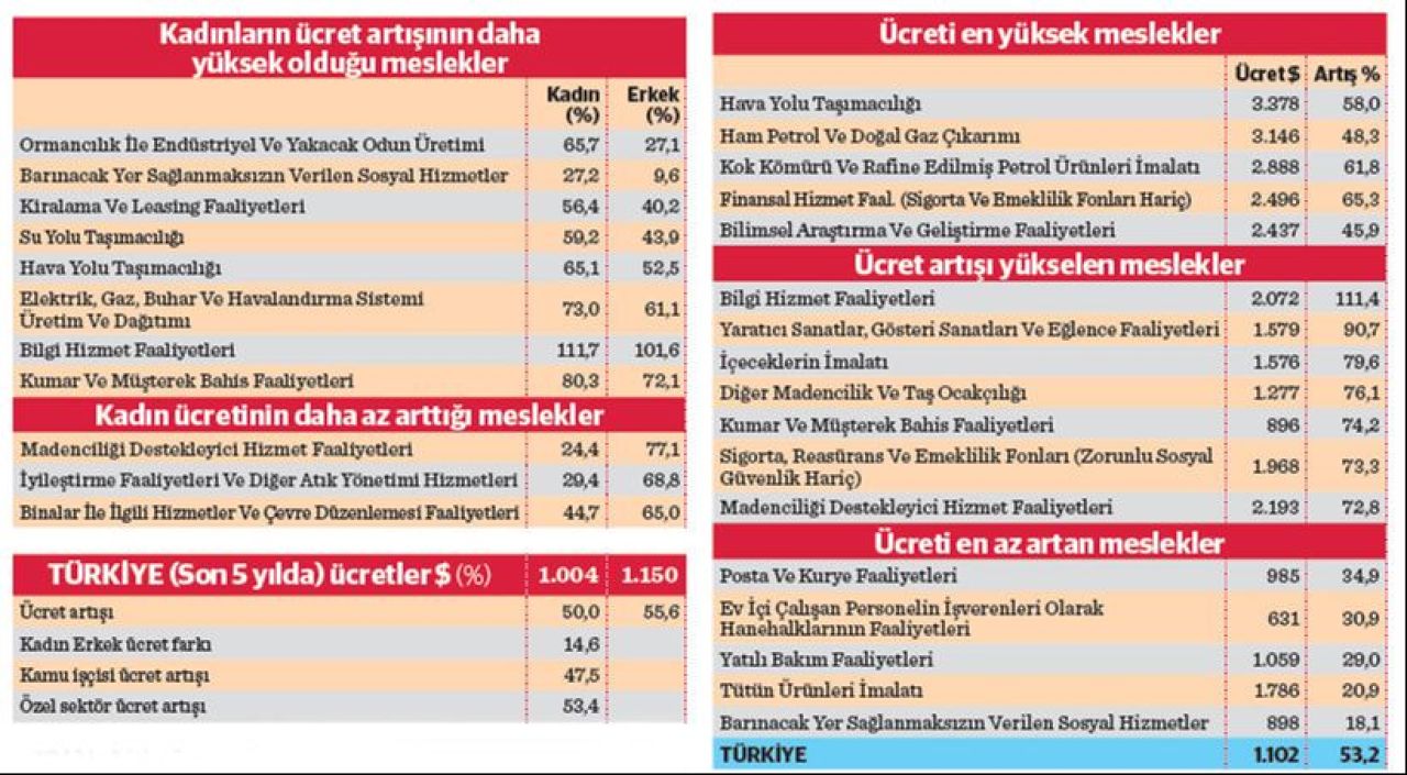 En çok para kazandıran meslekler belli oldu! Kadınlar en yüksek maaşı o meslekte alıyor - 11. Resim