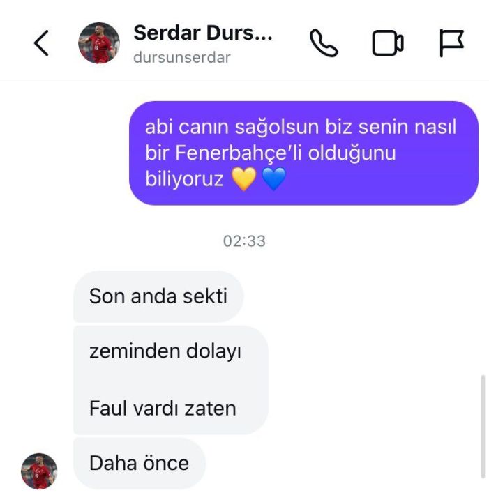 Serdar Dursun Galatasaray maçında kaçırdığı golü taraftara değerlendirdi!  - 2. Resim